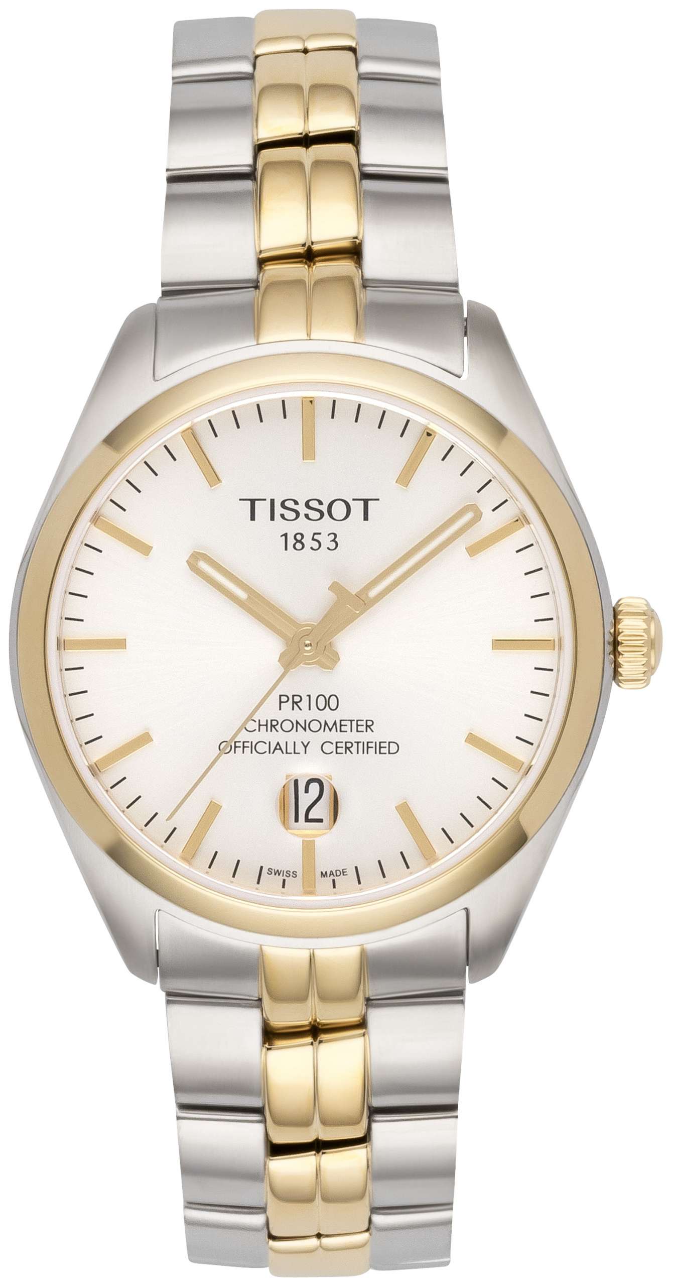 Tissot pr100 2025 chronometer officially certified