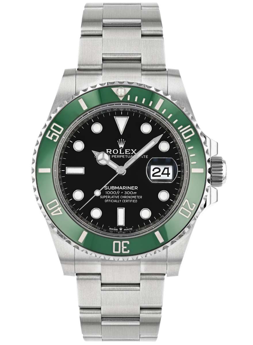 Rolex Submariner Date NEW 2023 MK2 BEZEL Green Ceramic Black Dial Stainless  Steel 41MM