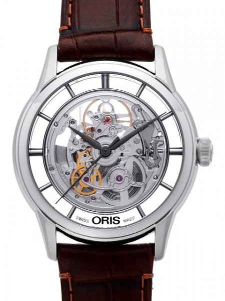 Oris skeleton translucent sale