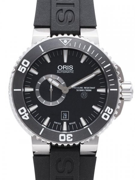 Oris aquis titan on sale small second date