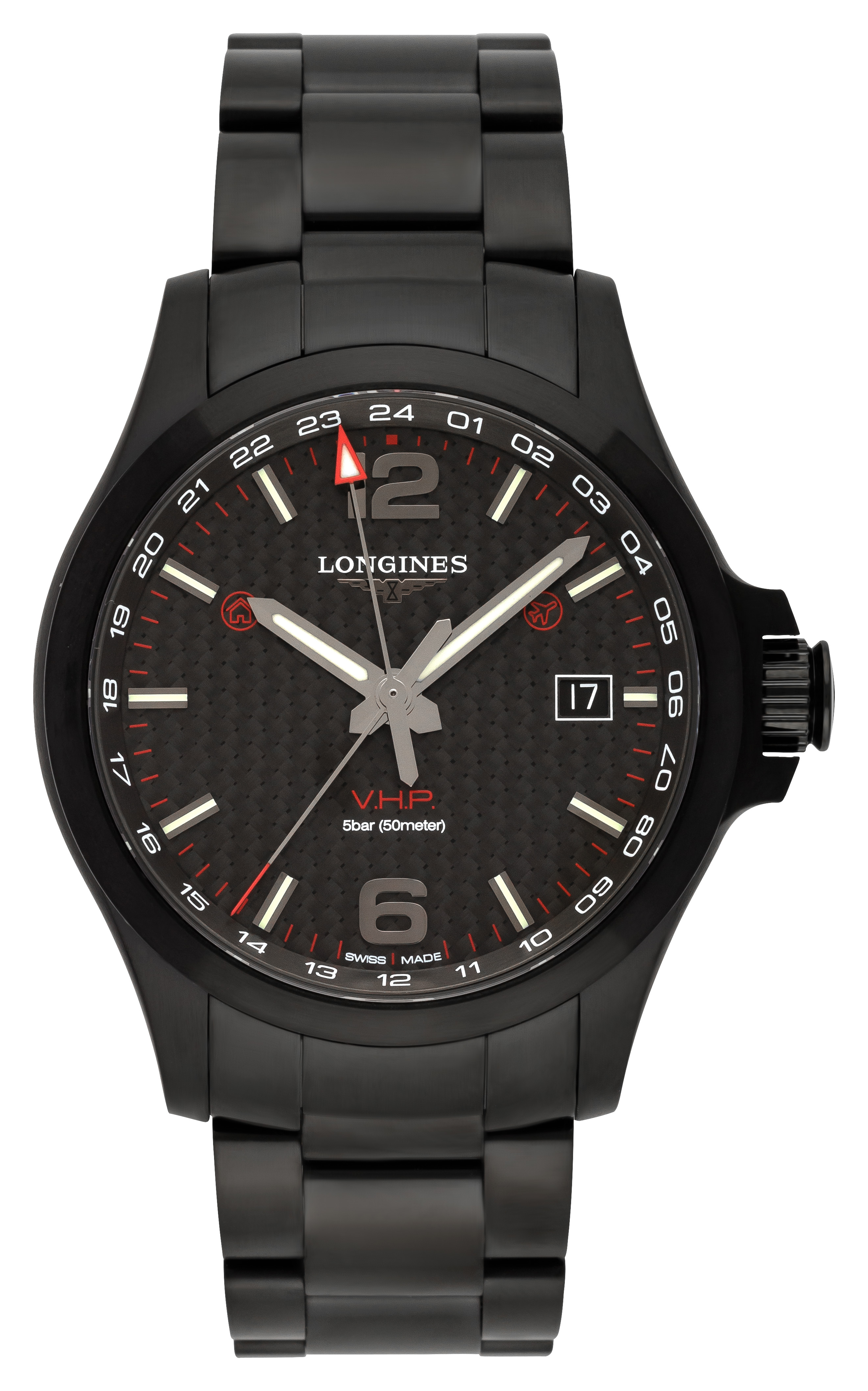 Longines Conquest V.H.P. GMT L3.728.2.66.6 Uhrinstinkt